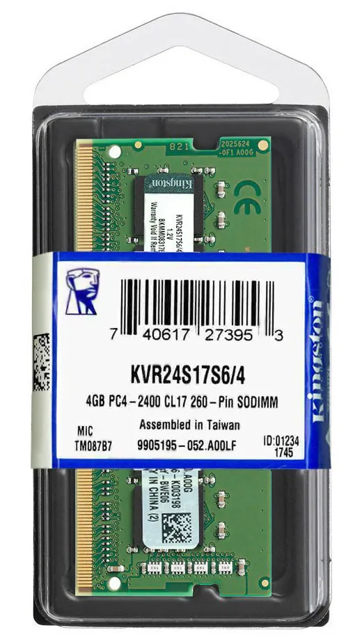 Оперативная память Kingston 4 GB KVR24S17S6/4