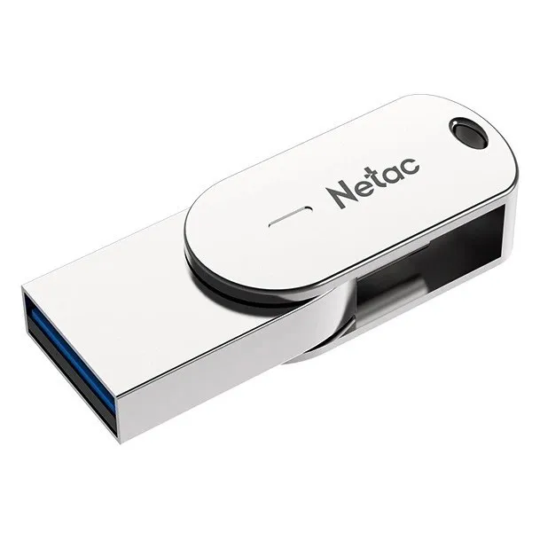 USB Флеш 32GB 3.2 Netac U785C OTG NT03U785C-032G-32PN серебристый