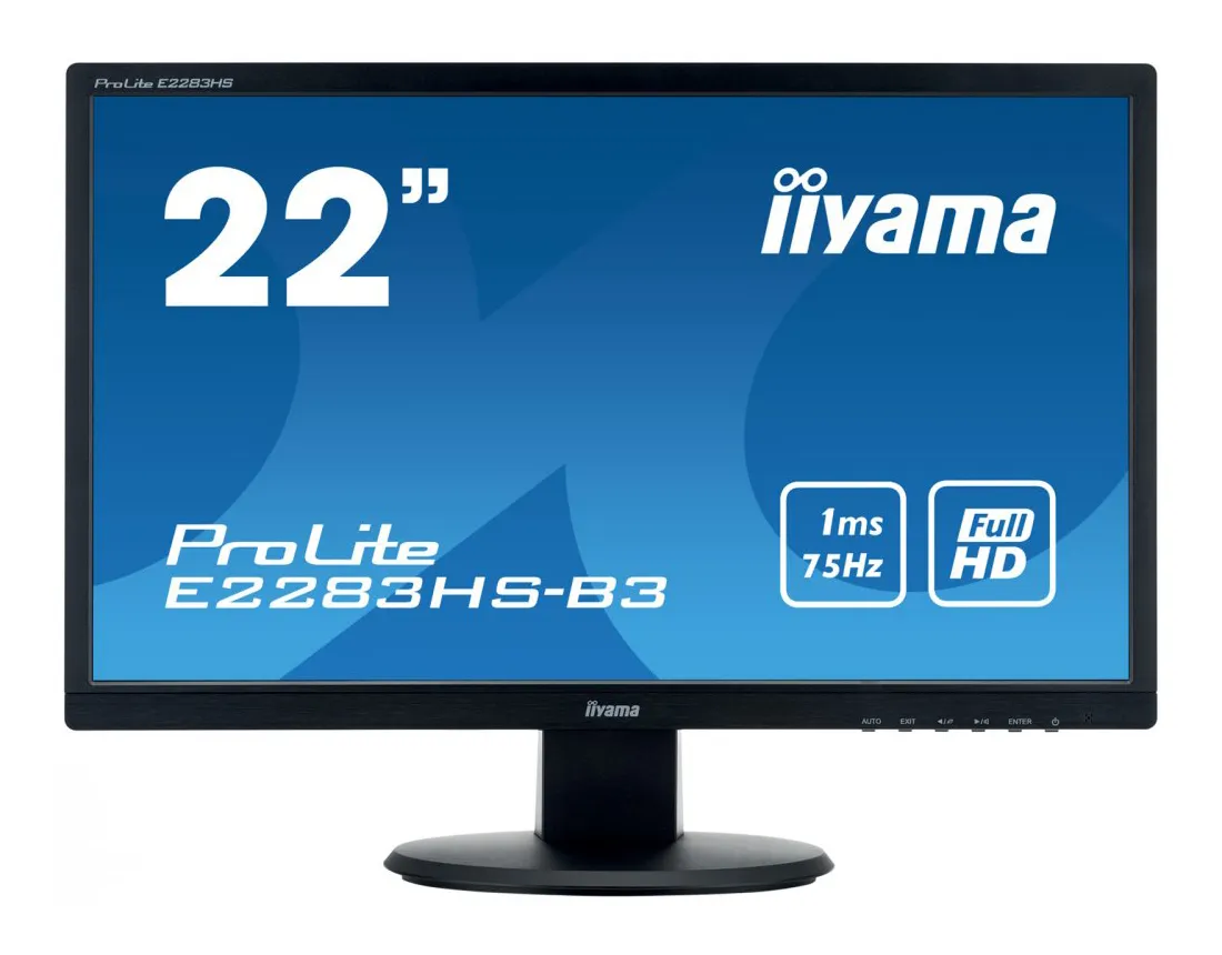 Монитор 21.5" LCD E2283HS-B3 Black