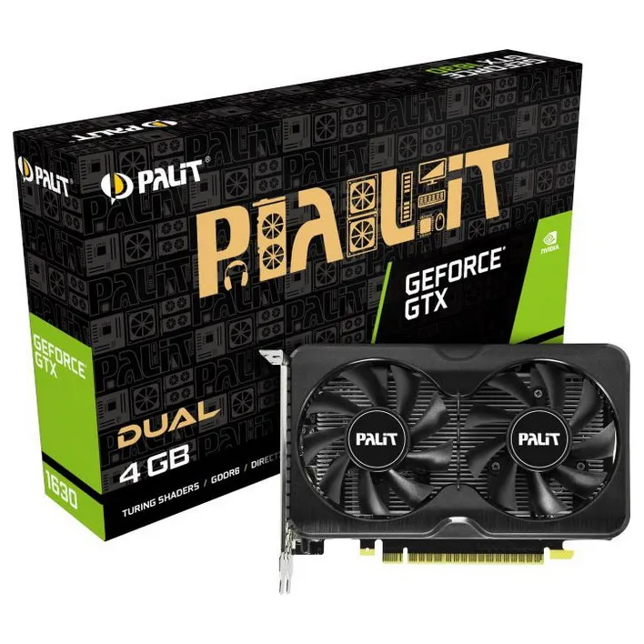 Видеокарта 4GB Palit GTX 1630 Dual NE6163001BG6-1175D