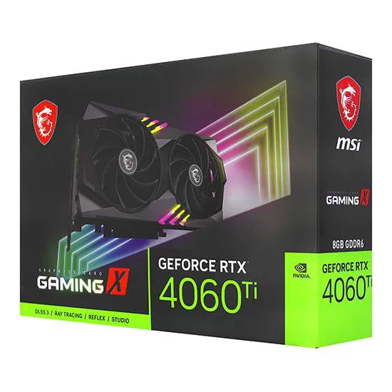 Видеокарта 8 GB MSI RTX 4060Ti GAMING X 8G