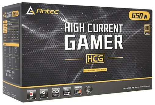 Блок питания Antec High Current Gamer HCG650 Gold EC