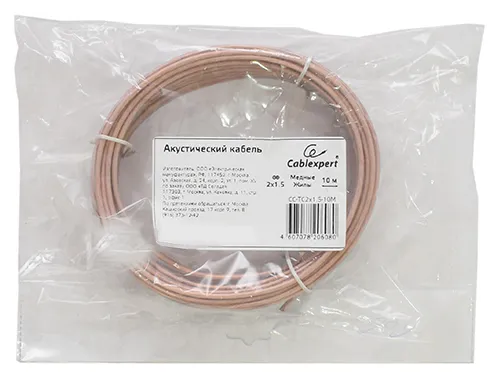 Кабель Audio Cablexpert CC-TC2x1.5-10M