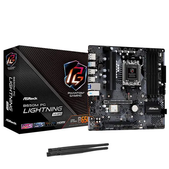 Материнская плата ASRock B650M PG LIGHTNING WIFI