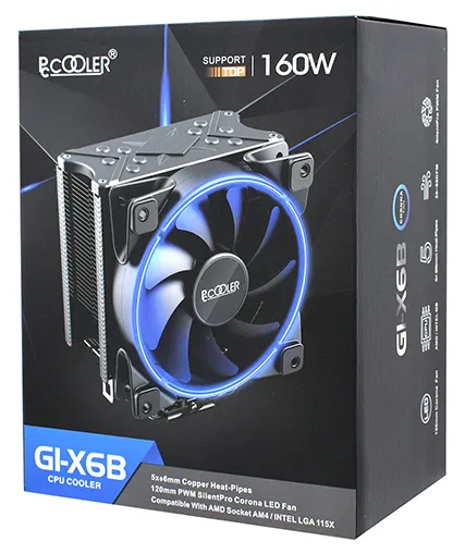 Кулер для CPU PCCooler GI-X6B