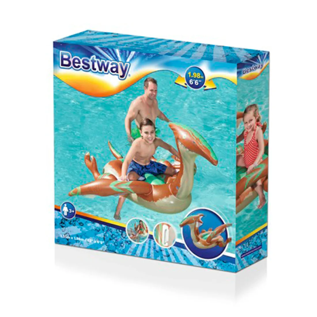 Надувная Игрушка Bestway 41105 в форме птеродактиля для плавания