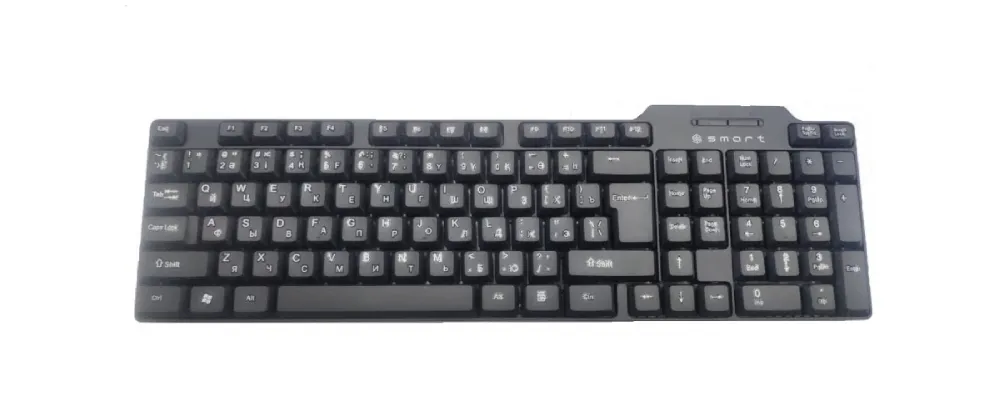 Клавиатура+мышь SMART CM-01KZ Black
