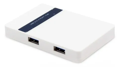 Расширитель USB Deluxe EV-HUB3001 Белый