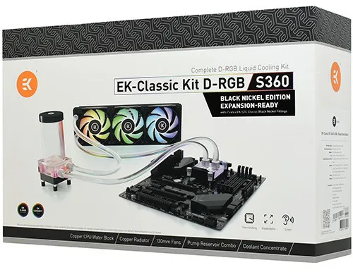 Водяное охлаждение для процессора EKWB EK-Kit Classic D-RGB S360