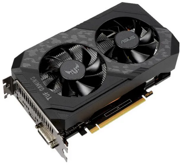 Видеокарта 4Gb Asus TUF DUAL GTX 1650 TUF-GTX1650-4GD6-P-GAMING