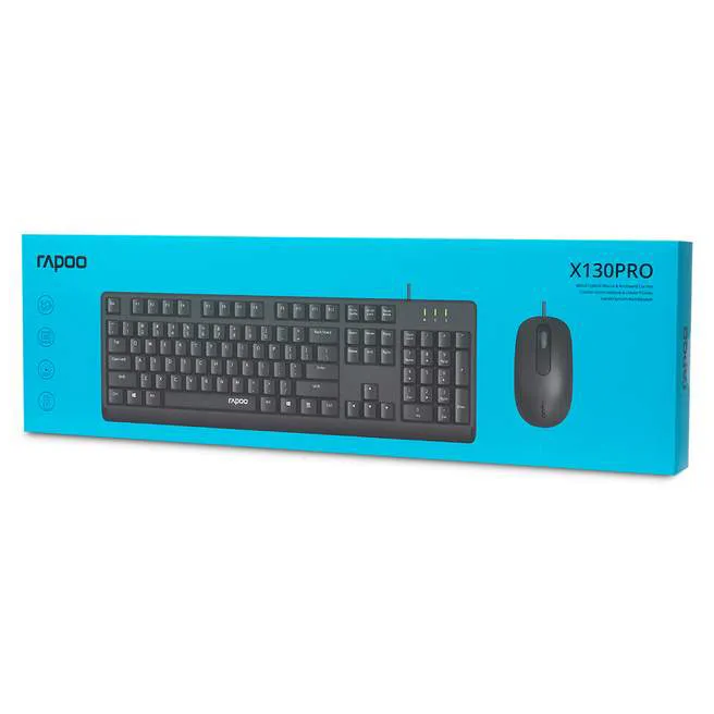 Комплект Клавиатура + Мышь Rapoo X130PRO