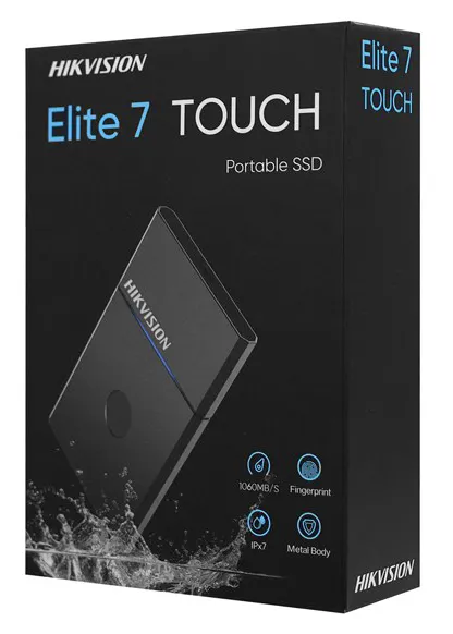 Внешний SSD диск 1000 GB Hikvision HS-ESSD-Elite7 Touch black