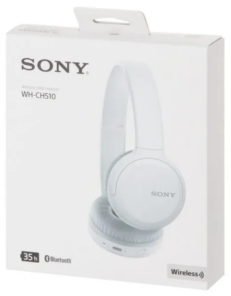 Bluetooth Гарнитура Sony WH-CH510 W.Z. Белый