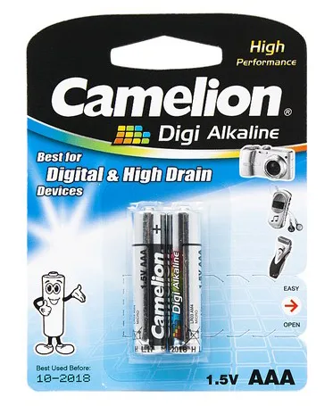 Батарейка CAMELION Digi Alkaline LR03-BP2DG