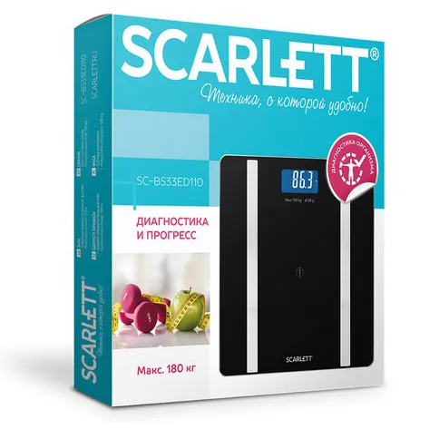 Весы напольные Scarlett SC-BS33ED110