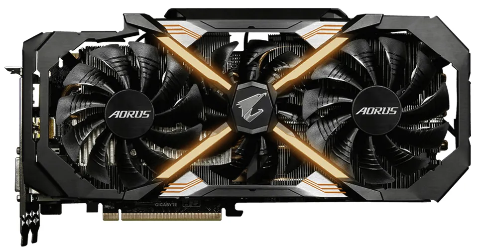 Видеокарта Gigabite GeForce GTX 1080 Ti GV-N108TAORUS-11GD 11GB AORUS