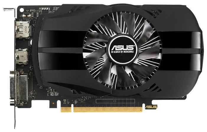 Видеокарта 4Gb ASUS Phoenix GTX 1050 Ti PH-GTX1050TI-4G