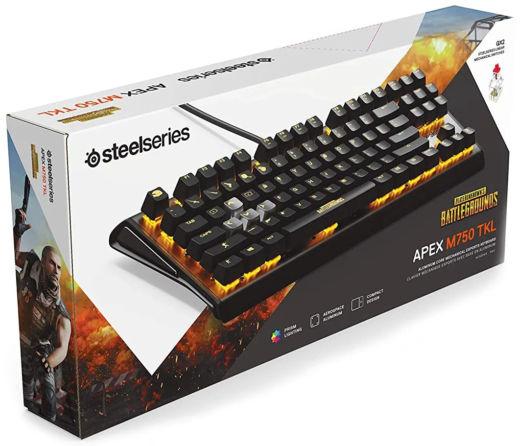 Клавиатура Steelseries Apex M750 TKL PUBG Edition