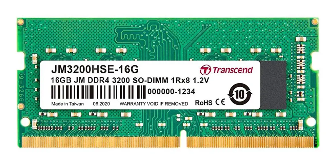 Оперативная память 16Gb Transcend JM3200HSE-16G