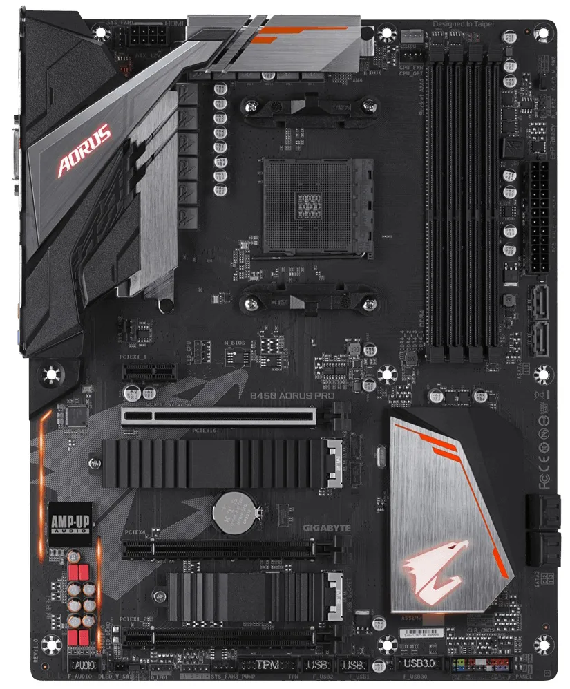 Материнская плата Gigabyte B450 AORUS PRO