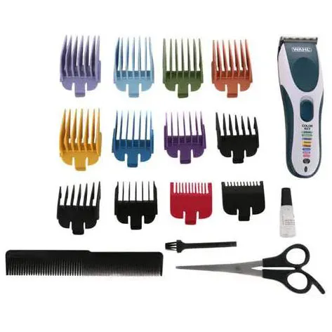 Машинка для стрижки волос Wahl Color Pro Cordless Combo бело-синий