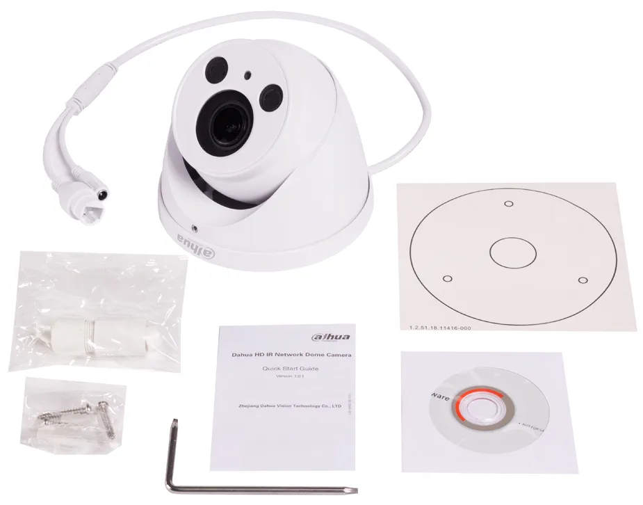 Купольная сетевая камера Dahua DH-IPC-HDW2231RP-ZS