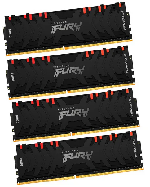 Оперативная память 128 GB kit Kingston Fury Renegade RGB KF432C16RBAK4/128
