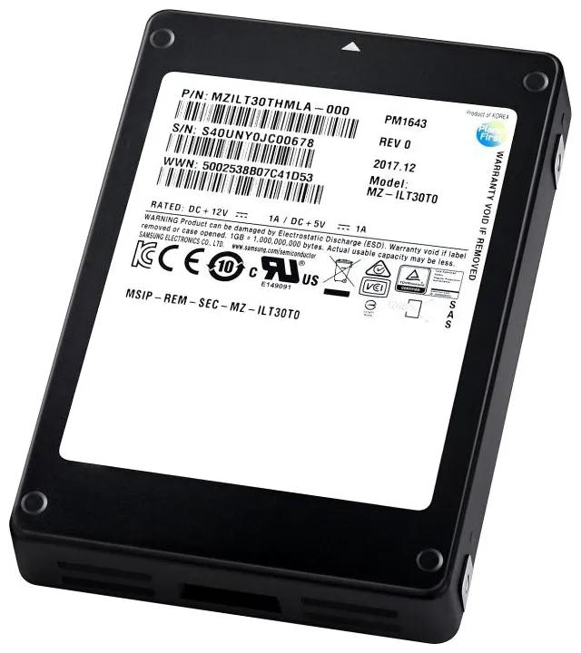 SSD накопитель 960Гб Samsung Enterprise MZILT960HAHQ-00007