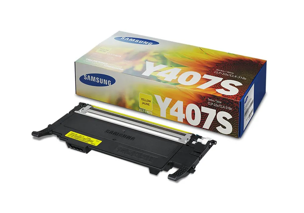 Картридж Samsung CLT-Y407S лазерный желтый