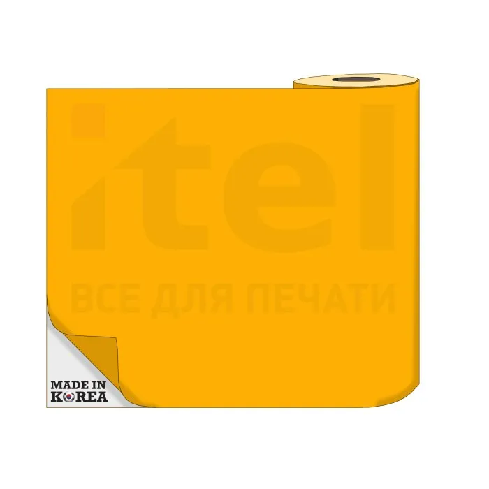 Термотрансферная пленка OS Flex (Флекс) 50см./50м./190mk НЕОН Оранжевый