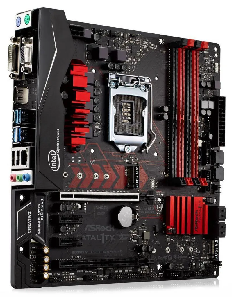 Материнская плата ASRock B250M PERFORMANCE 90-MXB4R0-A0UAYZ