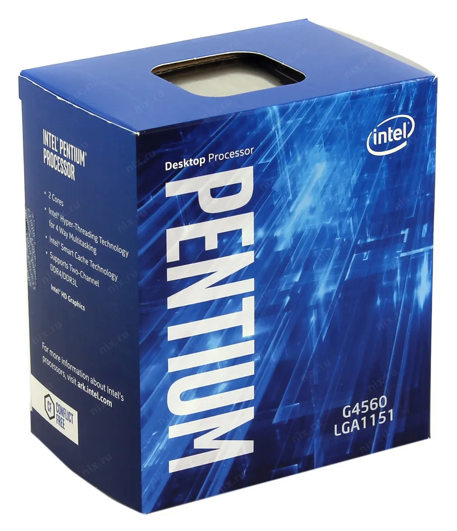Процессор Intel Pentium G4560 BX80677G4560