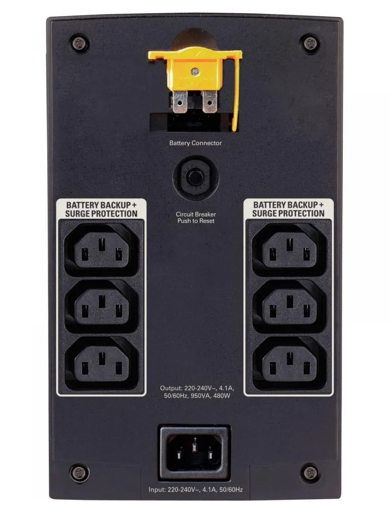 ИБП APC BX1400UI Back