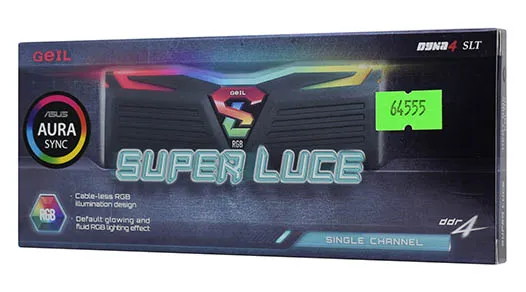 Оперативная память 16 GB Geil Super Luce RGB SYNC GLS416GB2666C19SC