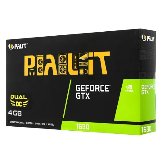 Видеокарта 4 GB Palit GTX 1630 Dual OC NE61630S1BG6-1175D