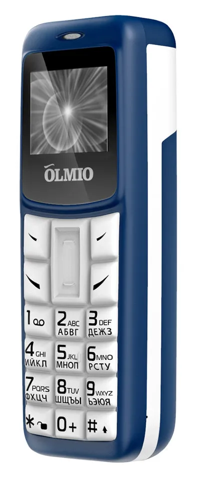 Мобильный телефон Olmio A02 Сине-Белый