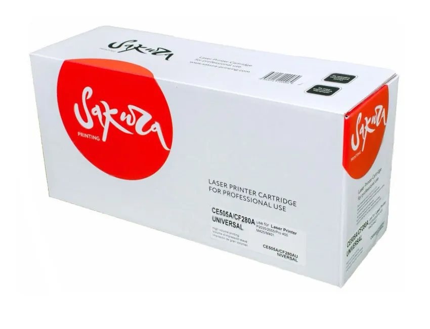 Картридж SAKURA CE505A/CF280A черный