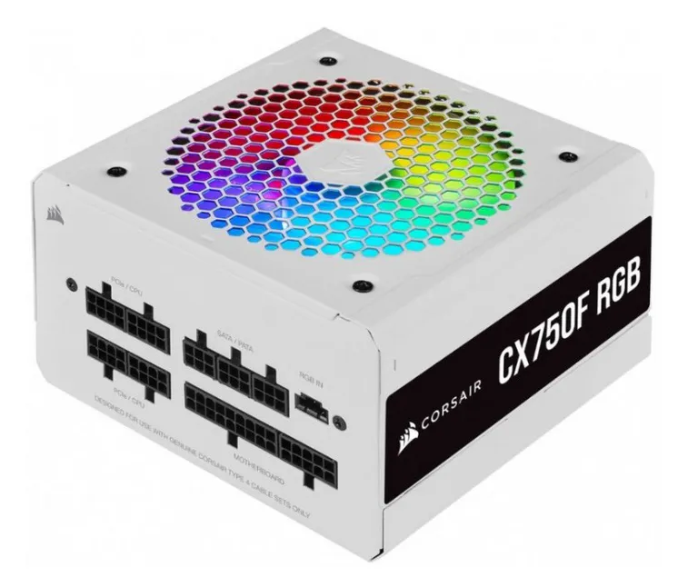 Блок питания 750W Corsair CX750F RGB White CP-9020227-EU