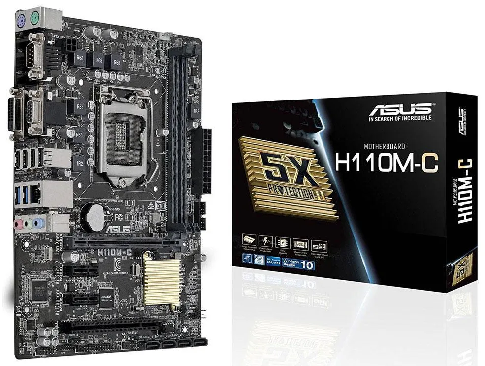 Материнская плата ASUS H110M-C