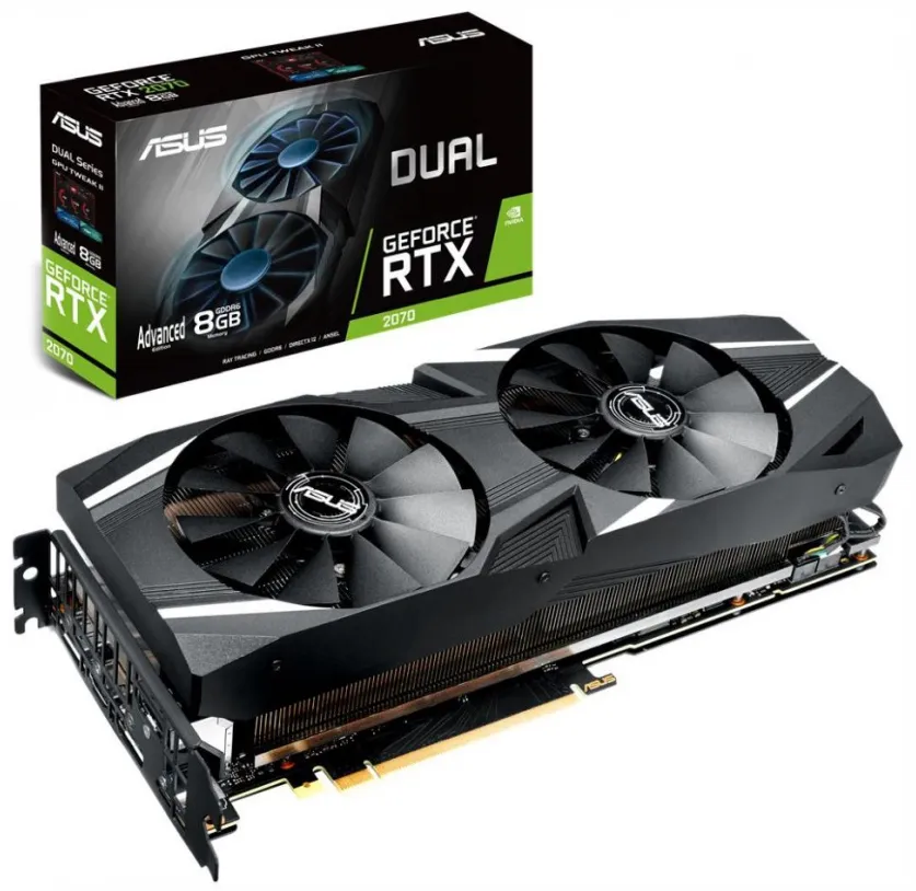 Видеокарта ASUS DUAL RTX 2070 DUAL-RTX2070-A8G