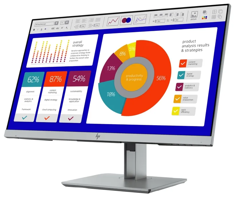 Монитор 23.8" HP Europe EliteDisplay E243p 5FT13AA