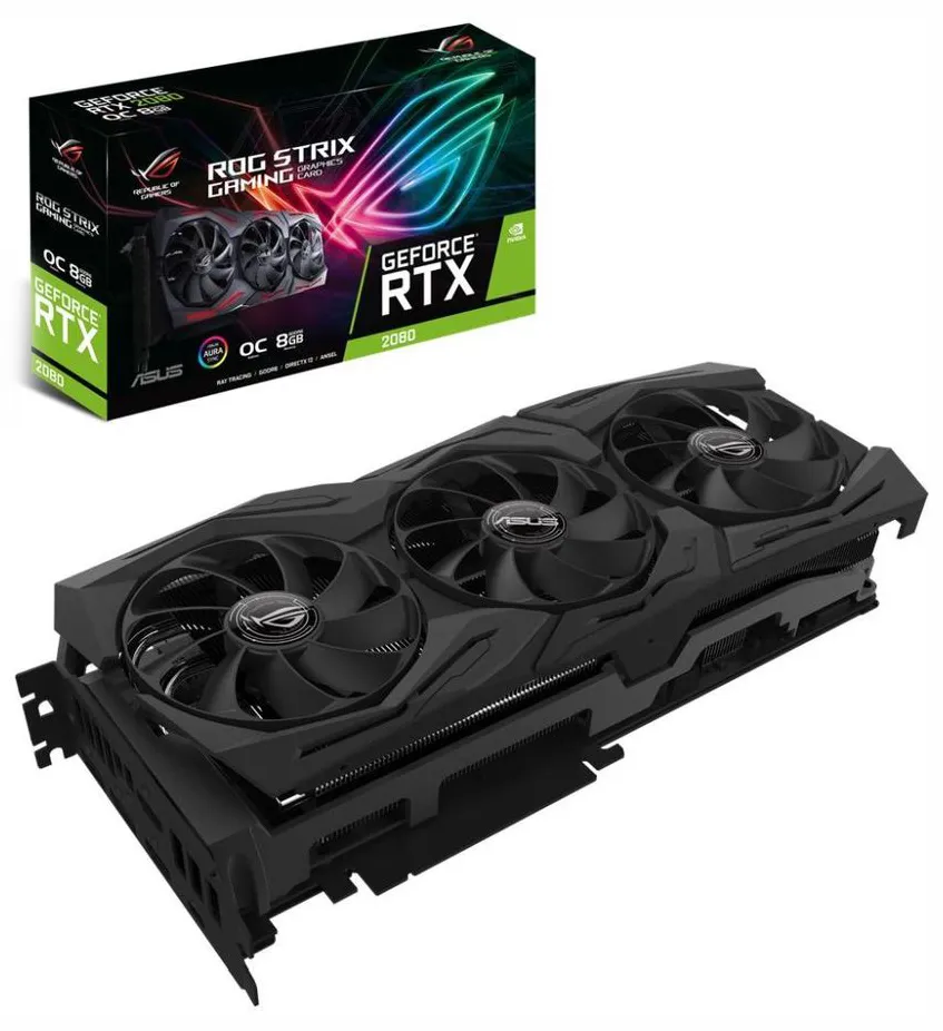 Видеокарта ASUS STRIX RTX 2080 ROG-STRIX RTX2080-O8G-GAMING