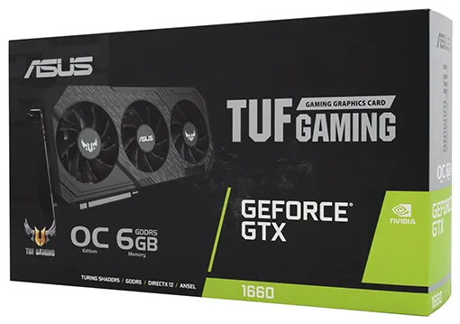 Видеокарта 6 GB Asus GTX 1660 TUF3-GTX1660-O6G-GAMING