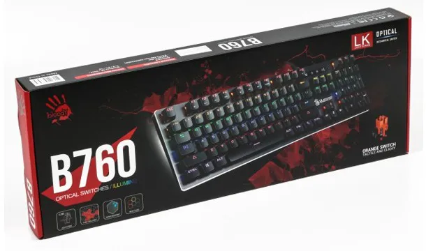 Клавиатура игровая оптическая Bloody B760 USB