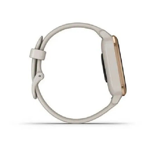 Спортивные часы Garmin VENU Sq Music with Light Sand with Rose Gold Bezel