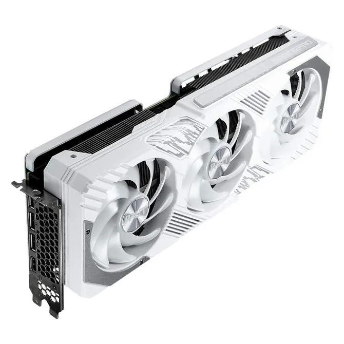 Видеокарта 16Gb PALIT RTX4070Ti SUPER GAMINGPRO WHITE OC NED47TST19T2-1043W