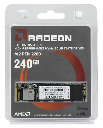 SSD накопитель 240 GB AMD Radeon R5MP240G8