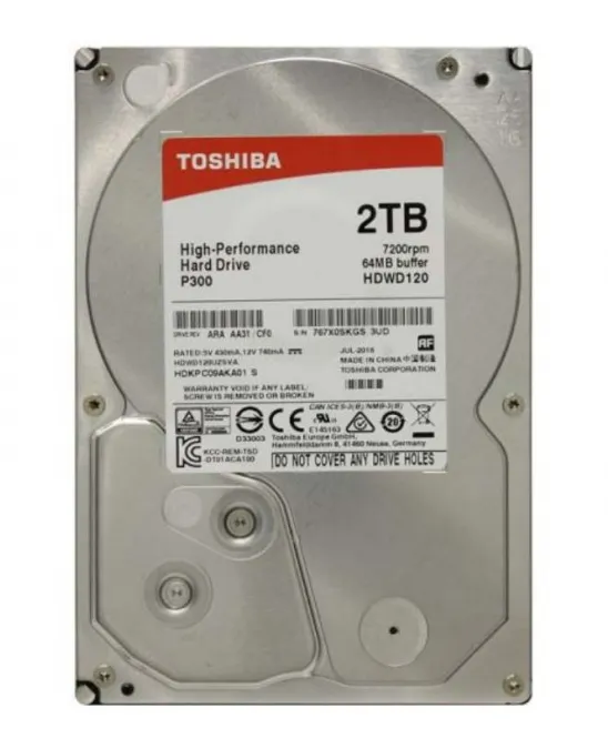 Жесткий диск 2000 GB Toshiba P300 HDWD120EZSTA