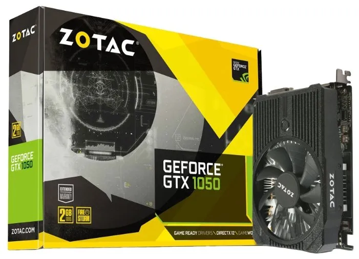Видеокарта 2Gb ZOTAC GTX1050 ZT-P10500A-10L