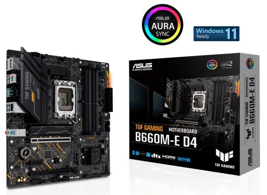 Материнская плата ASUS TUF GAMING B660M-E D4